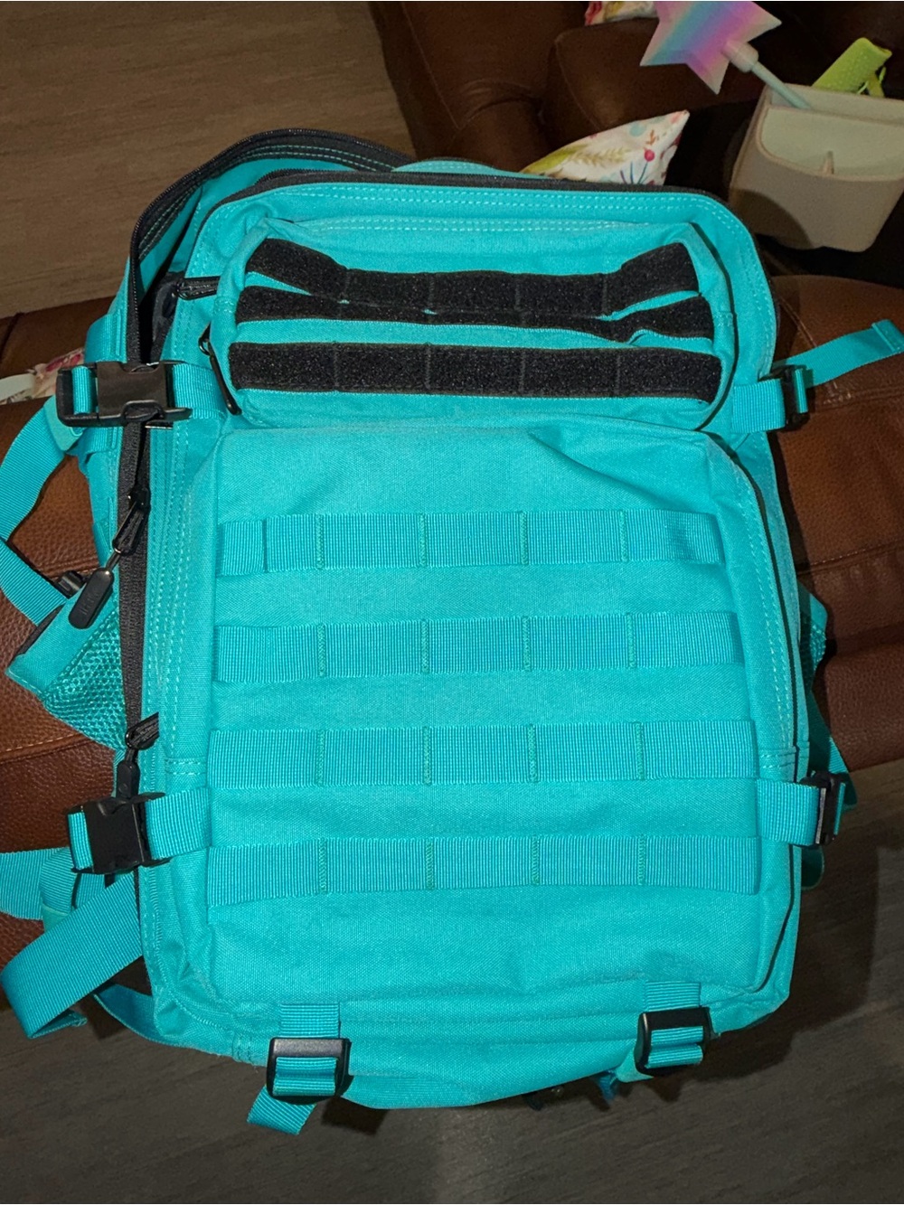 Military Tactical Backpack for Men and Women 45L 3 Days Assault Pack Lake Blue